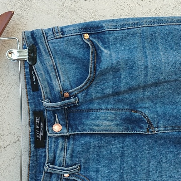 JUDY BLUE Slim Boot Jeans Size 28 - Picture 5 of 15